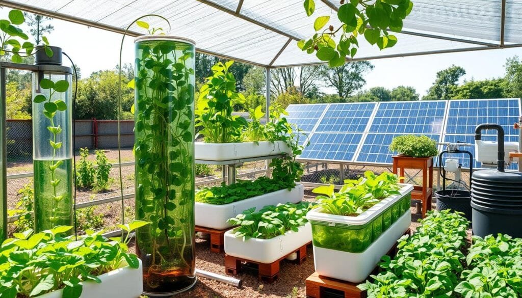 Solar-powered Off-Grid Hydroponics setup