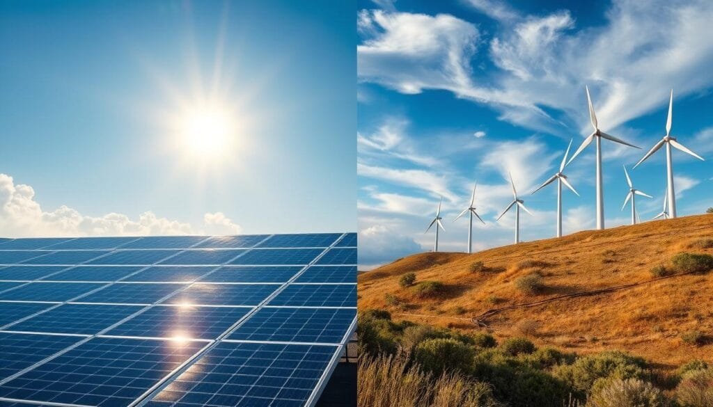 solar wind energy difference
